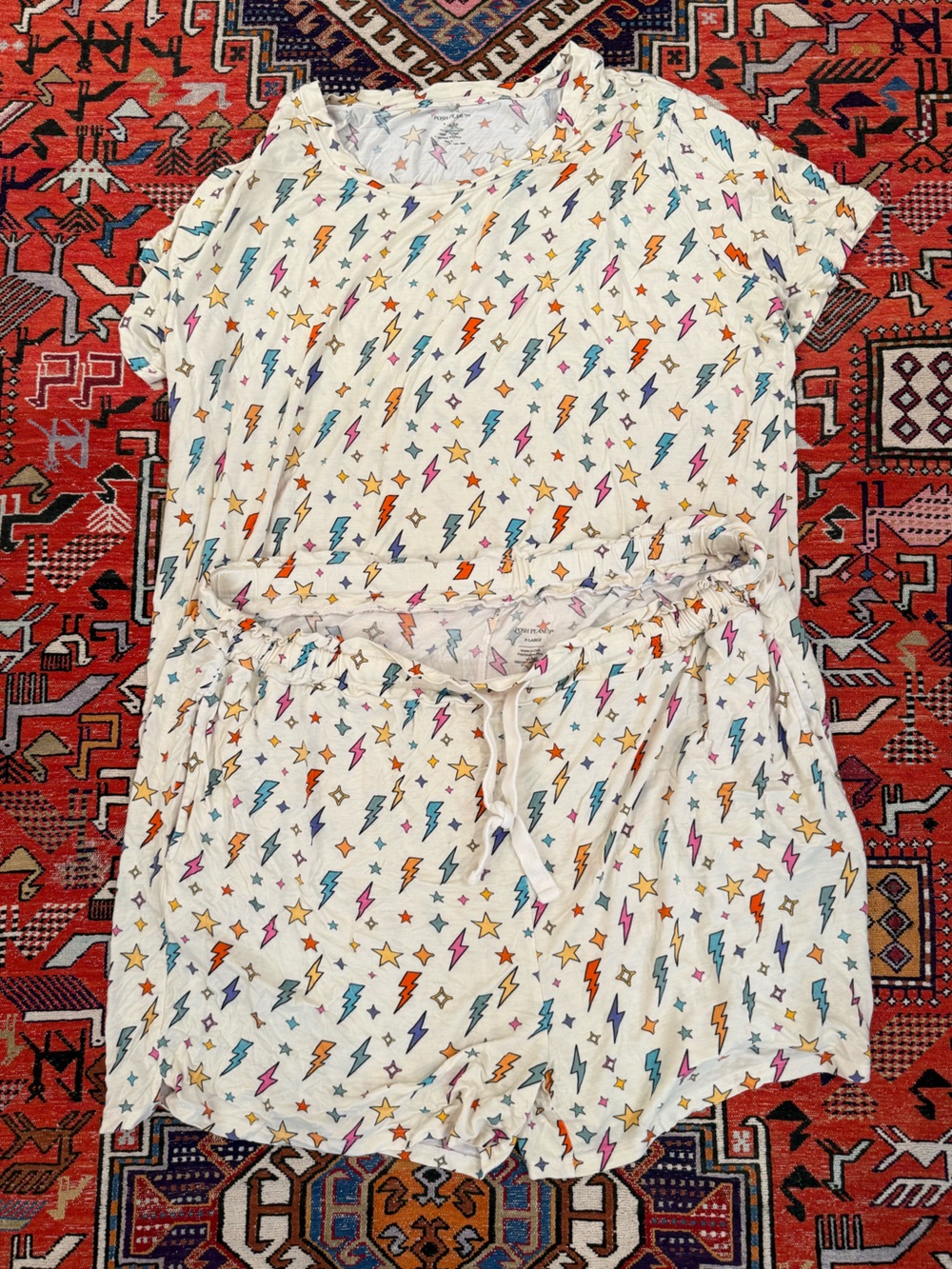 Posh Peanut Lightning Bolt Sleep Set L